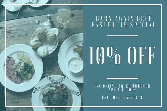 Gift certificate Barn Again Beef Gift certificate Barn Again Beef